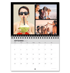 PastBook Photo Calendar made in 1 click from your social media pictures or any other source