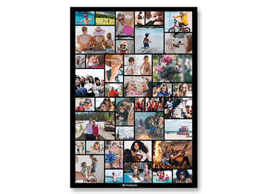 PastBook Photo Poster created from pictures social media facebook instagram mobile